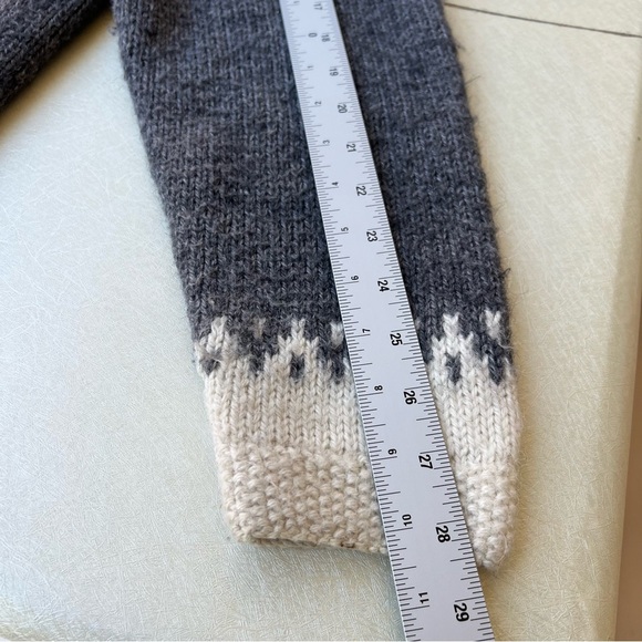 Trails Of The Andes Cardigan Sweater 
Fair Isle Alpaca Wool Women Size  Large/XL - Picture 6 of 8